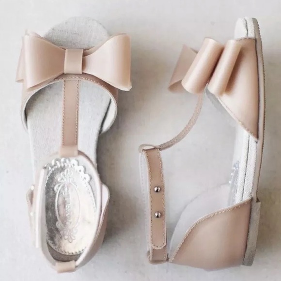 Joyfolie Other - Joyfolie Naomi nude bow sandals